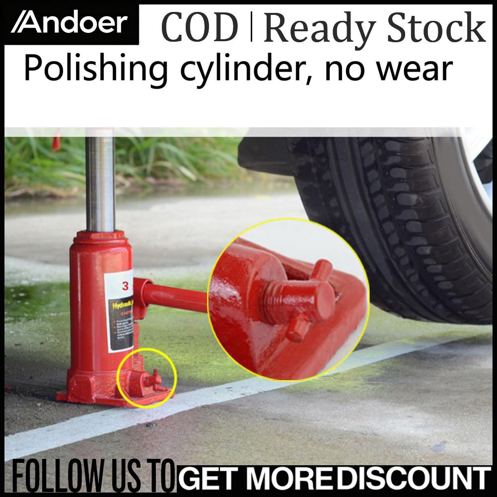 Andoer Kích thủy lực hàn Chai kích thủy lực Kiểm soát tích cực Kích thủy lực Du lịch dài hơn 3 tấn để nâng Giá 597,652 Đồng*Miễn phí vận chuyển
