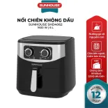 Nồi chiên không dầu 6L SUNHOUSE SHD4062