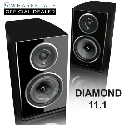 WHARFEDALE DIAMOND 11.1 (WALNUT), BOOKSHELF, SPEAKER, CINEMA, AV, DTS, ATMOS, DOLBY, THEATRE, AUDIOPHILE, STEREO