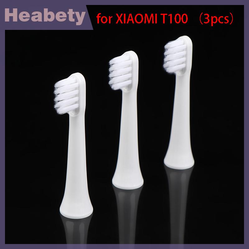 แปรงสีฟันไฟฟ้า Heabety ระบบโซนิค 3 ชิ้นสำหรับเปลี่ยน T100 ให้ขาวขึ้นหัวแปรงขนแปรงหัวหัวหัวหัวฉีด ราคา 26 บาท*ส่งฟรี