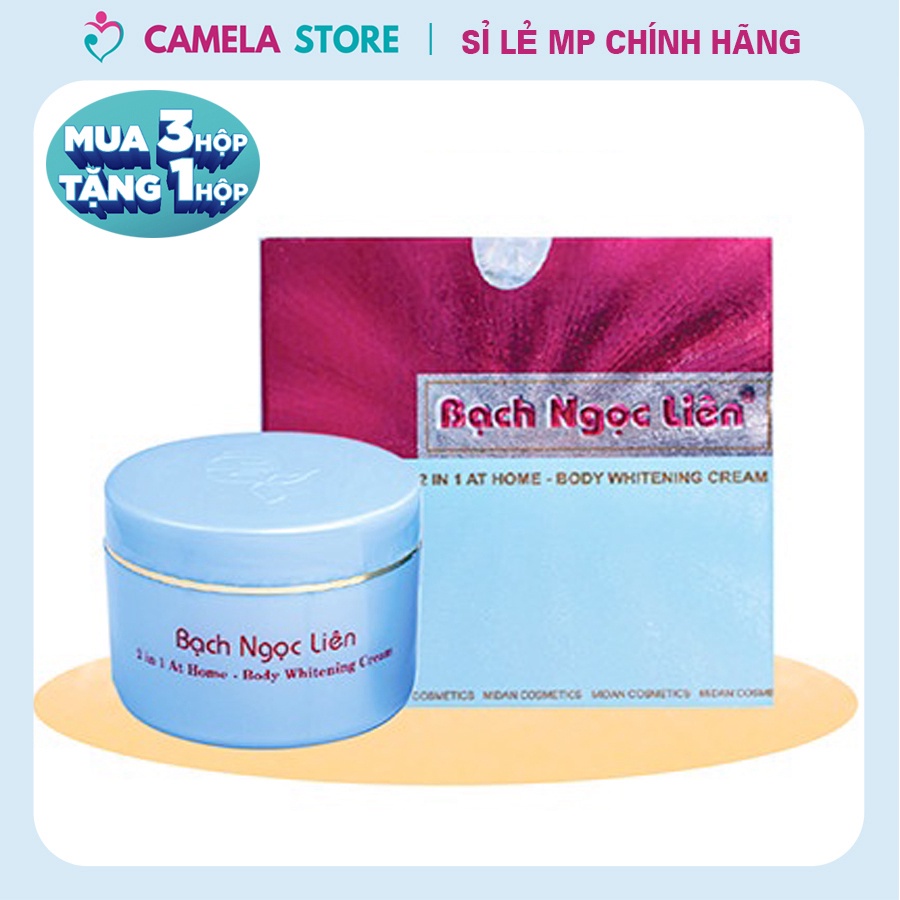 Kem body dưỡng trắng da toàn thân bạch ngọc liên xanh