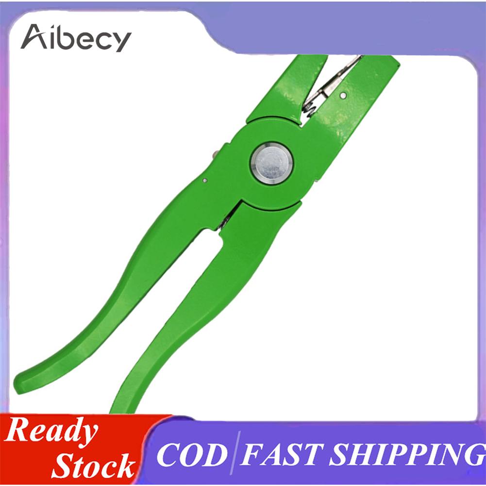 Aibecy thẻ tên đeo tai Kìm chống gỉ cuộc sống lâu dài tuổi thọ mạnh mẽ thẻ tên đeo tai puncher tay cầm thoải mái hợp kim nhôm cho dê