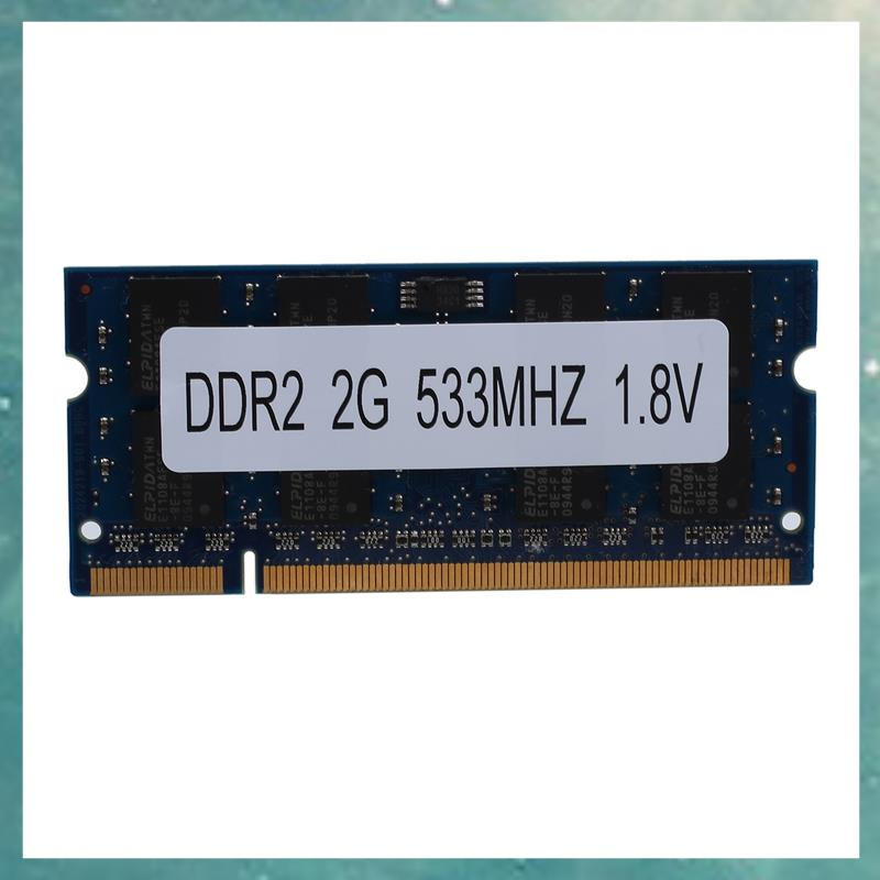 (VBIZ) DDR2 2GB Laptop Memory Ram 533Mhz PC2 4200 SODIMM 1.8V 200 Pins for AMD Laptop Memory
