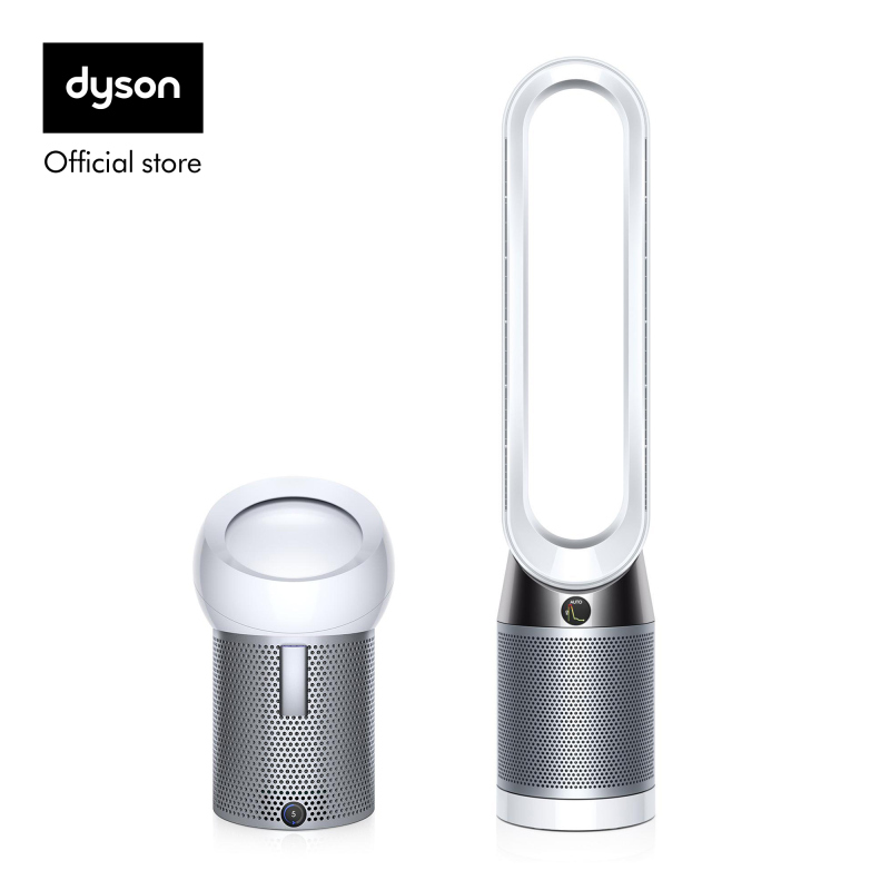 Dyson Pure Cool™ TP04 Air Purifier Tower Fan White Silver with Pure Cool Me™ Personal Air Purifier Fan White Silver worth $499 Singapore