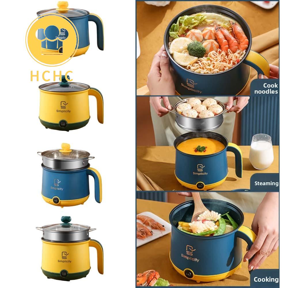 HCHC có cáp Nồi nấu điện mini Nấu ăn không dính Nồi cơm điện Nồi hấp mini Thời trang Đa chức năng Nồi điện mini Ký túc xá