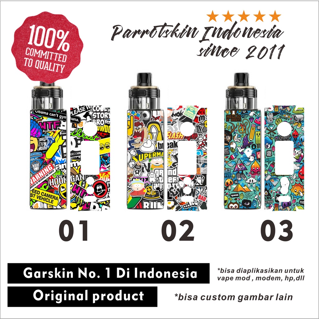 voopoo drag sticker VOOPOO DRAG S2 & X2 Review: The Original Pod Mods Are Back! main image 0