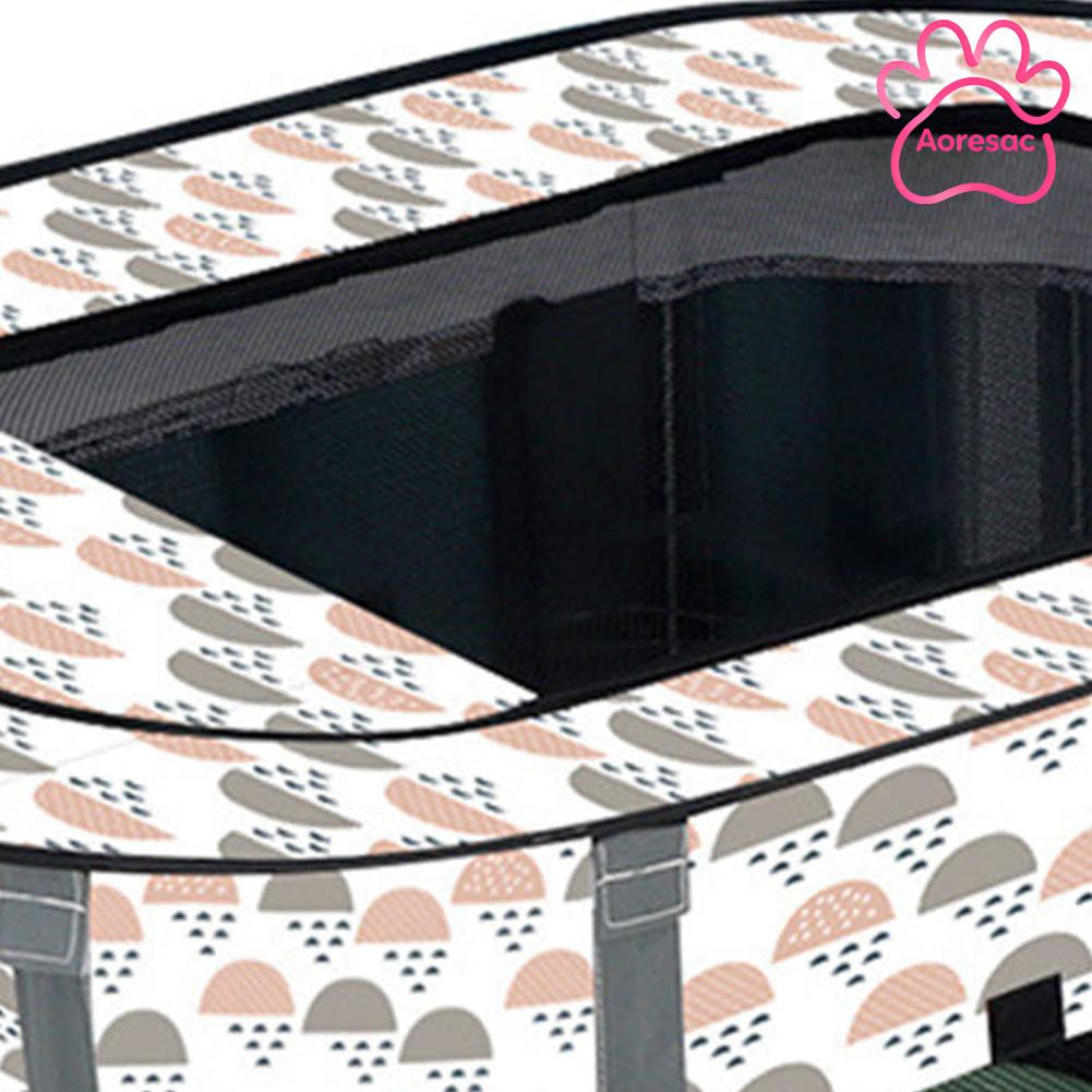 Aoresac พับบ้านแมวลูกแมวห้องคลอดที่ถอดออกได้สกายไลท์น้ำหนักเบาระบายอากาศผ้าฟอร์ดสำหรับแมวสำหรับการเดินทาง ราคา 1,708 บาท*ส่งฟรี