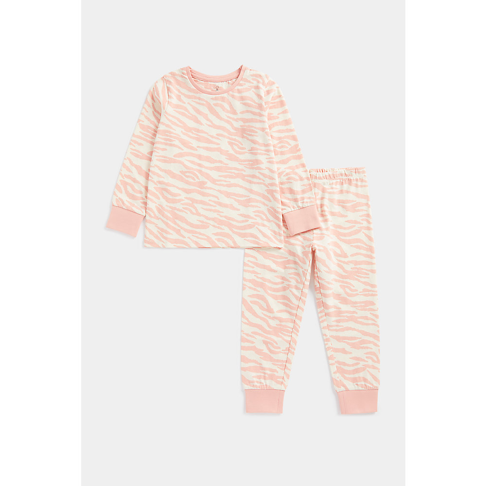 Mothercare Pink Animal-Print Pyjamas - ยี่ห้อ Mothercare ราคา 757 บาท*ส่งฟรี