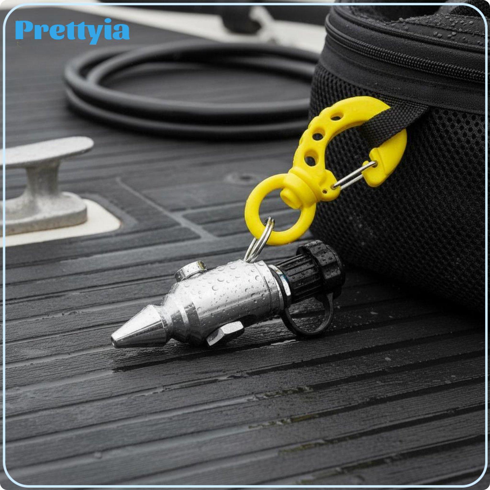 Sturdy Metal Build Low Pressure BCD Inflator Nozzle Resists Wet Environments for Divers