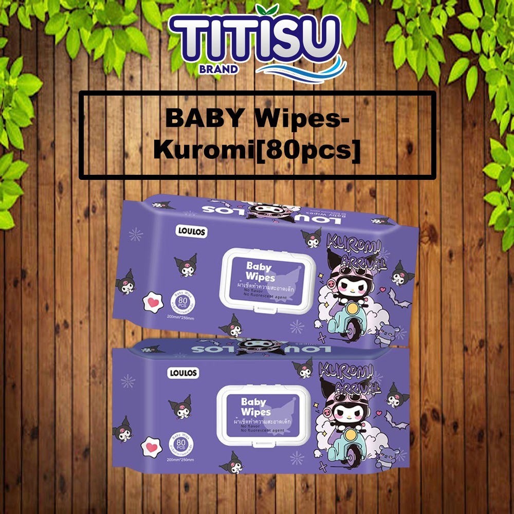 🧻 [80pcs] Tisu Bayi Baby Wipes Pure Water Tissue Alcohol Free No Harsh Chemical Gentle Safe for Infant Newborn 婴儿湿巾 🧻