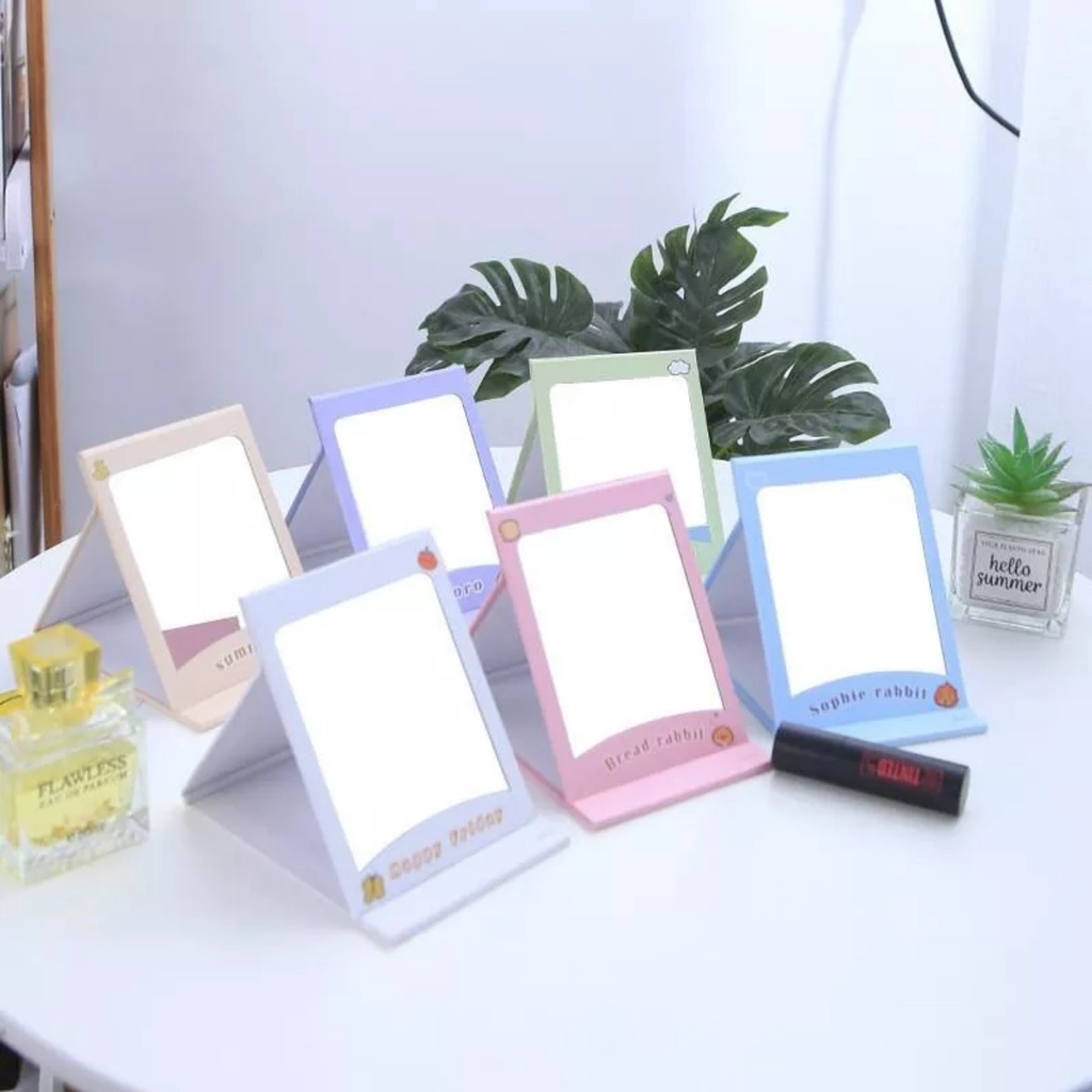 Pvn29650 gương trang điểm để bàn gấp gọn tiện lợi t2