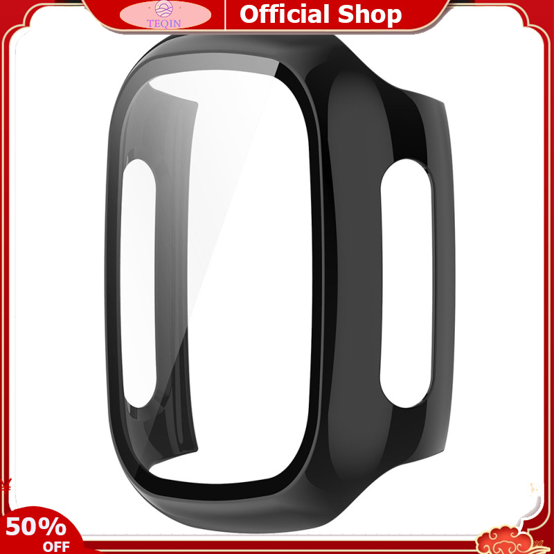 TEQIN IN stock Hard Edge Case Full Screen Glass Protector Film Frame Case Integrated Compatible For Xplora X5 Play Children Watch ราคา 64 บาท*ส่งฟรี