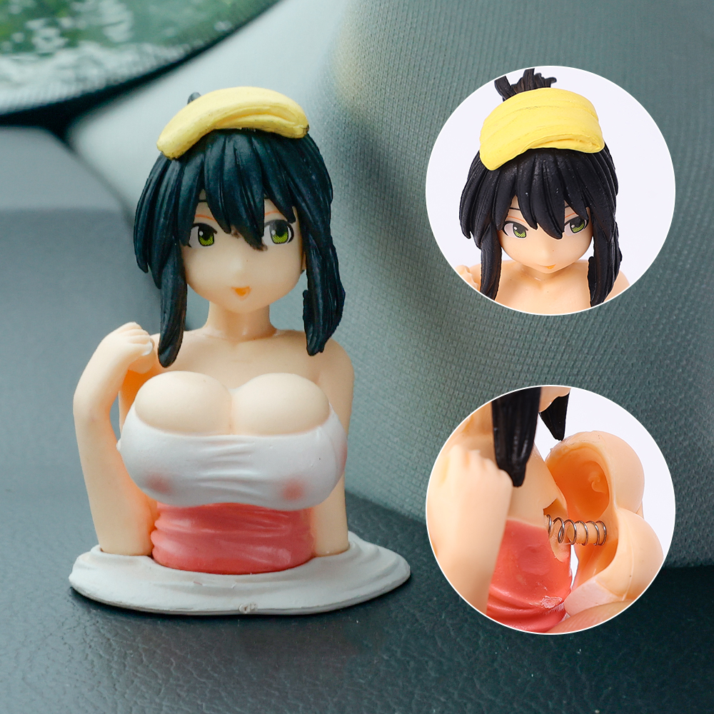 AfupGb Kanako Décoration à secouer la poitrine, figurines d'anime