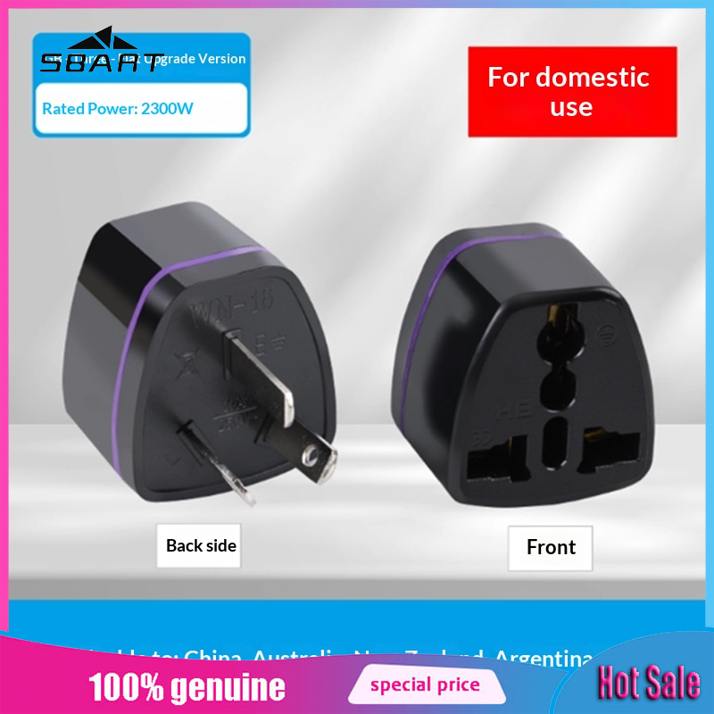 UK Plug Adapter Converter for Travel and International Use ราคา 33 บาท*ส่งฟรี