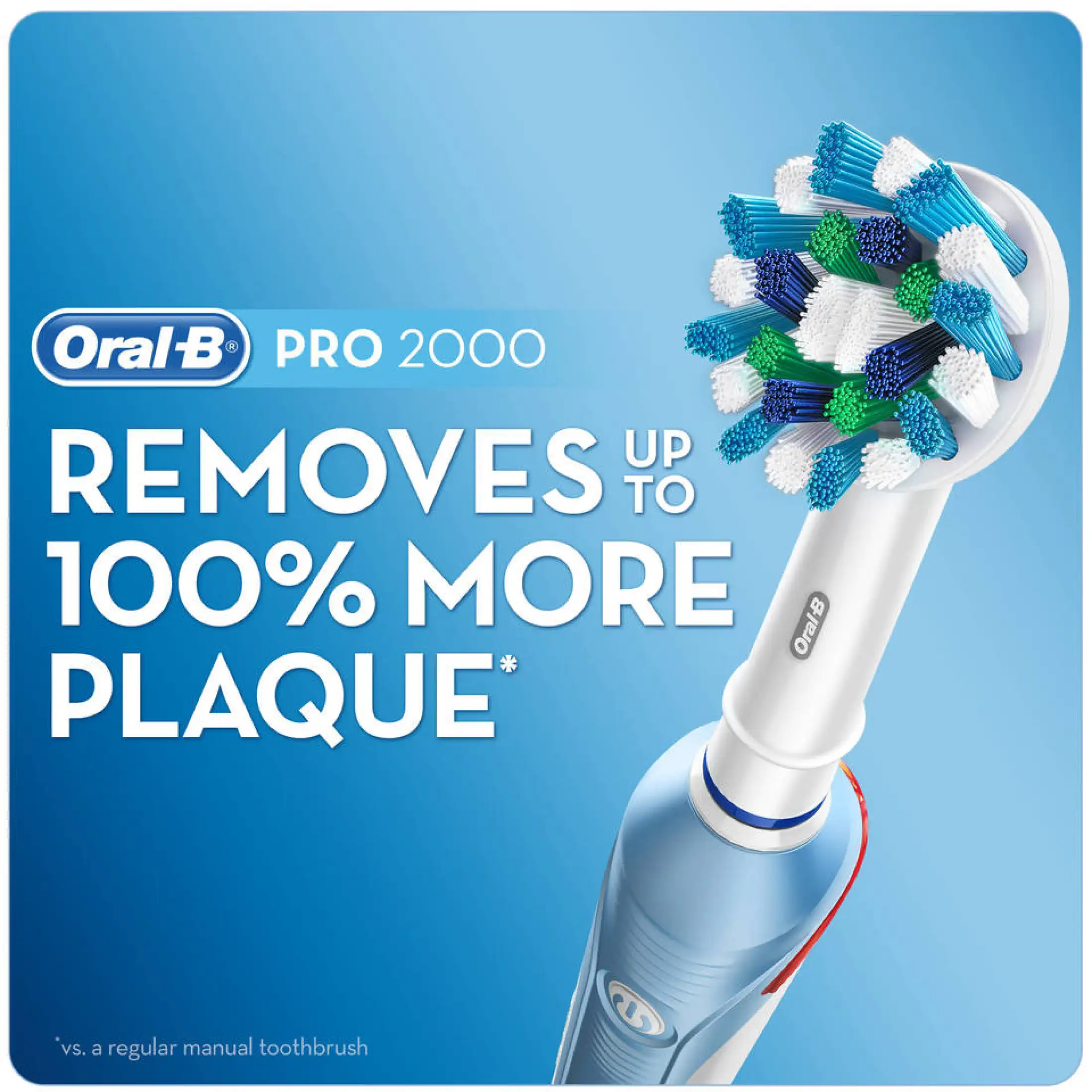 oral b pro 2000 pink electric toothbrush