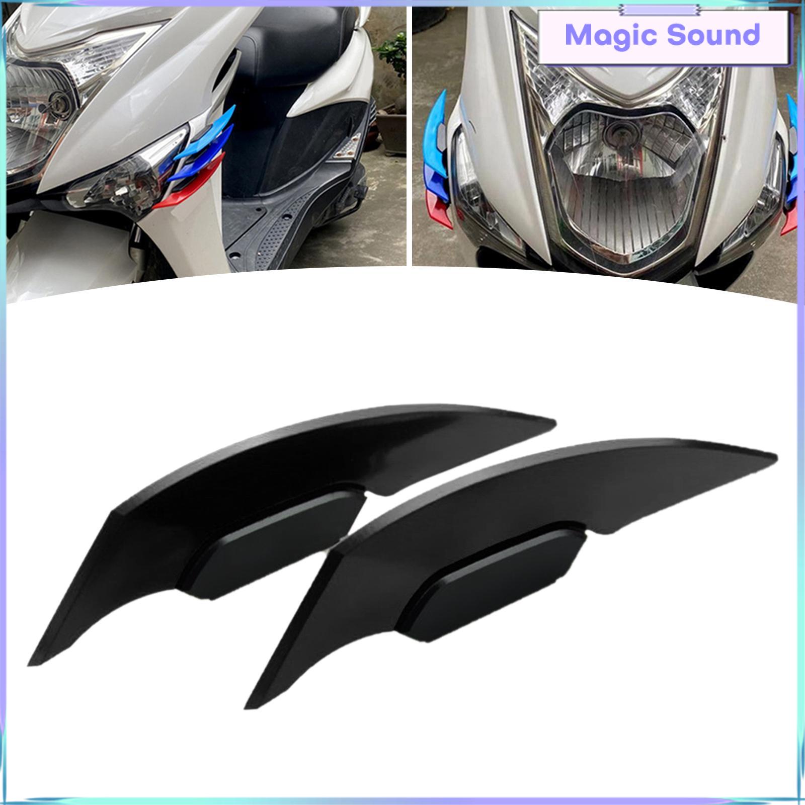 Âm thanh kỳ diệu 2 miếng cánh xe máy fairing phổ cố định màu đen