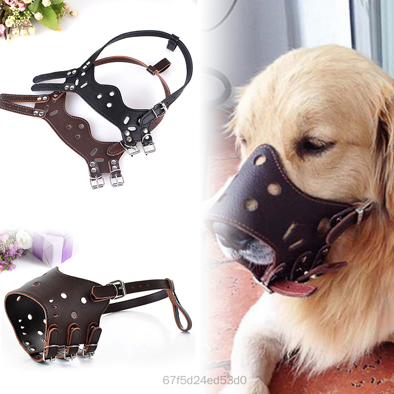 Pet Dog Muzzle Soft PU Muzzle Prevents Biting Barking And Chewing For Small Dogs TF-Rro-VN