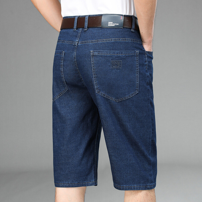 Quần Short Jeans Nam Trung Niên Ống Đứng Co Giãn Cao Cấp, Thoáng Mát, Dễ Mặc (140)