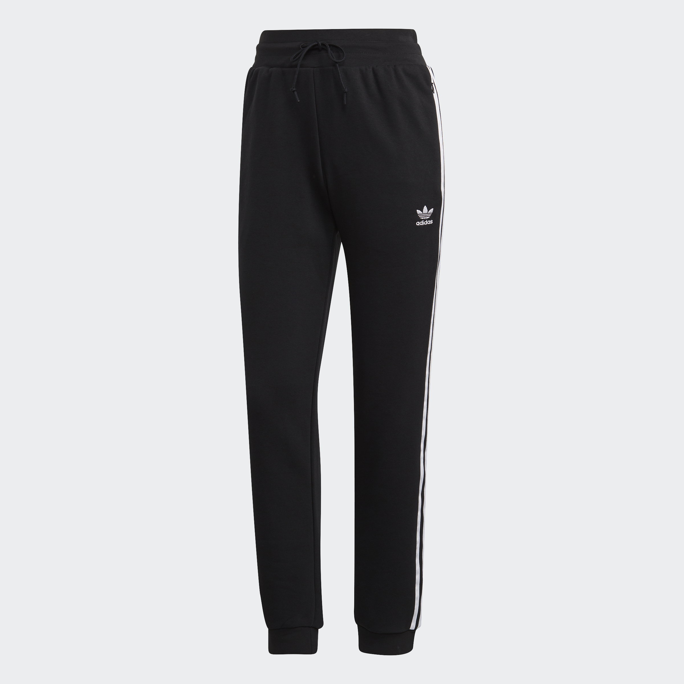 Adidas Phong cách sống Quần bo gấu ôm sát Nữ Đen GD2255
