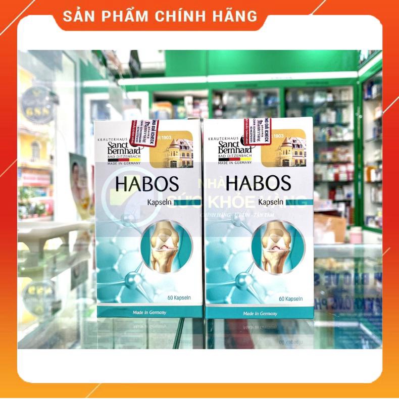 ✅ Habos Kapseln - Viên Uống Hỗ Trợ Xương Khớp, Bổ Khớp, Giảm Thoái Hoá, Khô Khớp (Hộp 60 viên)