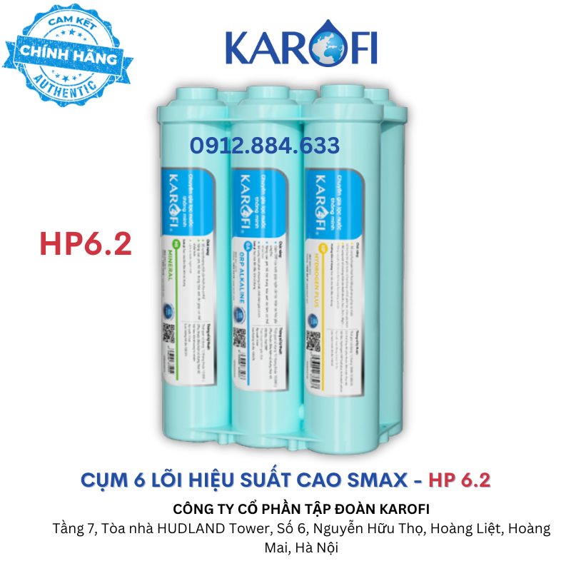 Bộ 10 lõi lọc nước Karofi cho máy U95 U05 P95.... Hàng chính hãng