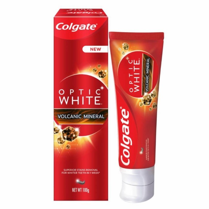 Pasta Gigi Odol Whitening COLGATE Optic White Volcanic MineralMR SHOP