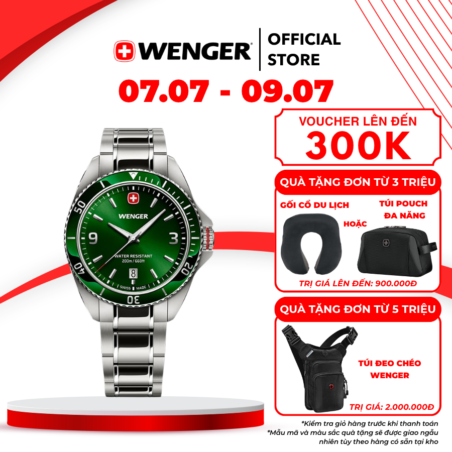 Đồng hồ nam Executive 01.2031.102 Wenger Thụy Sĩ