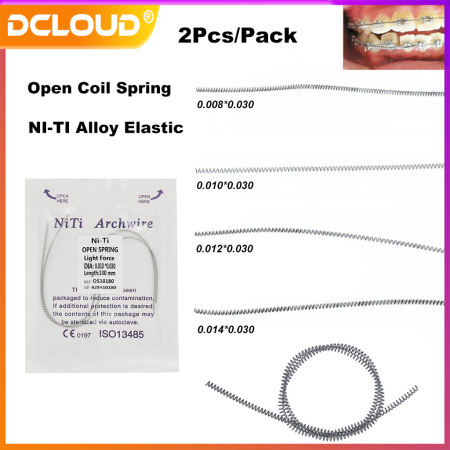 Niti Elastic Coil Springs for Braces - 2 Pack