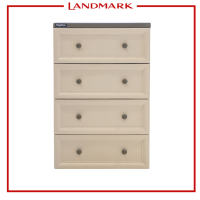 Megabox 4-Layered Drawer with Black Body 59 x 42 x 90cm (MG-190-4L)