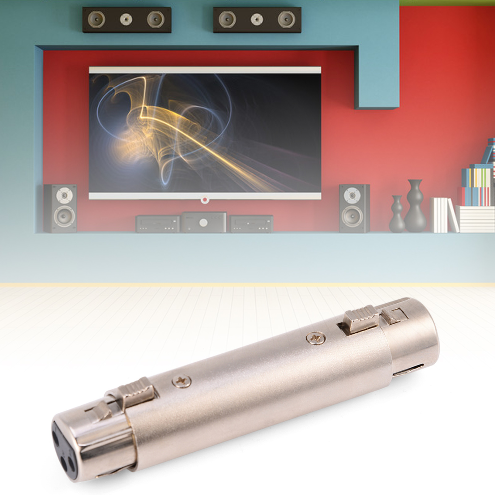 Xlr Kết Nối Xlr cái sang cái Độ Dẫn Cao Cho Micro Người Chơi Đèn Sân Khấu Trộn Console