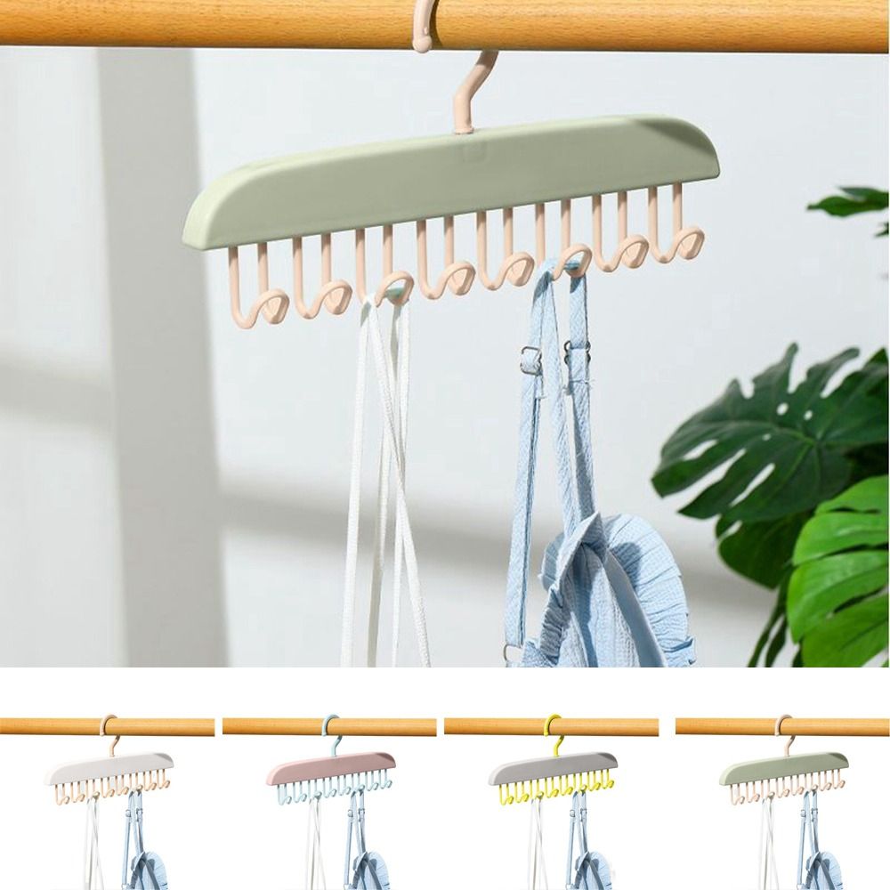 LIANG Không khoan Móc treo quần áo Gắn tường Nhựa Móc treo quần áo lượn sóng Thuận tiện Chống trượt Móc treo tường Hộ gia đình