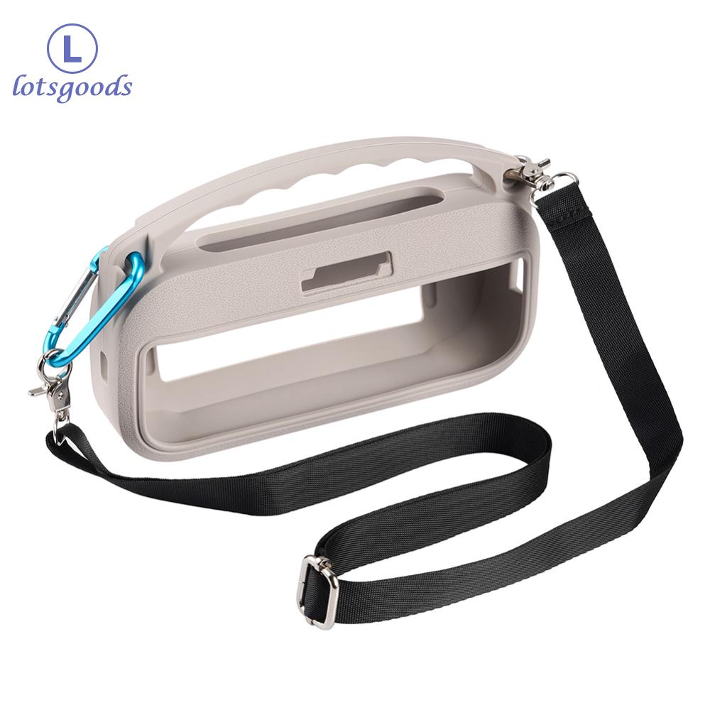 [Hàng Mới Về] vỏ bọc silicon có tay cầm & dây đeo vai bọc bảo vệ tay áo cho phụ kiện Bose SoundLink Flex thế hệ 2