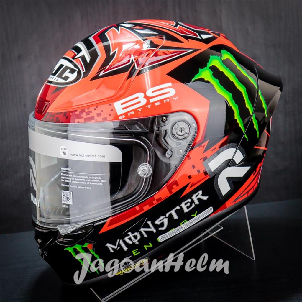 HJC HELM RPHA 1N FABIO QUARTAR ARO MC1 | BLACK RED | SINGLE VISOR Harga 12,900,000 rupiah*Gratis Ongkir