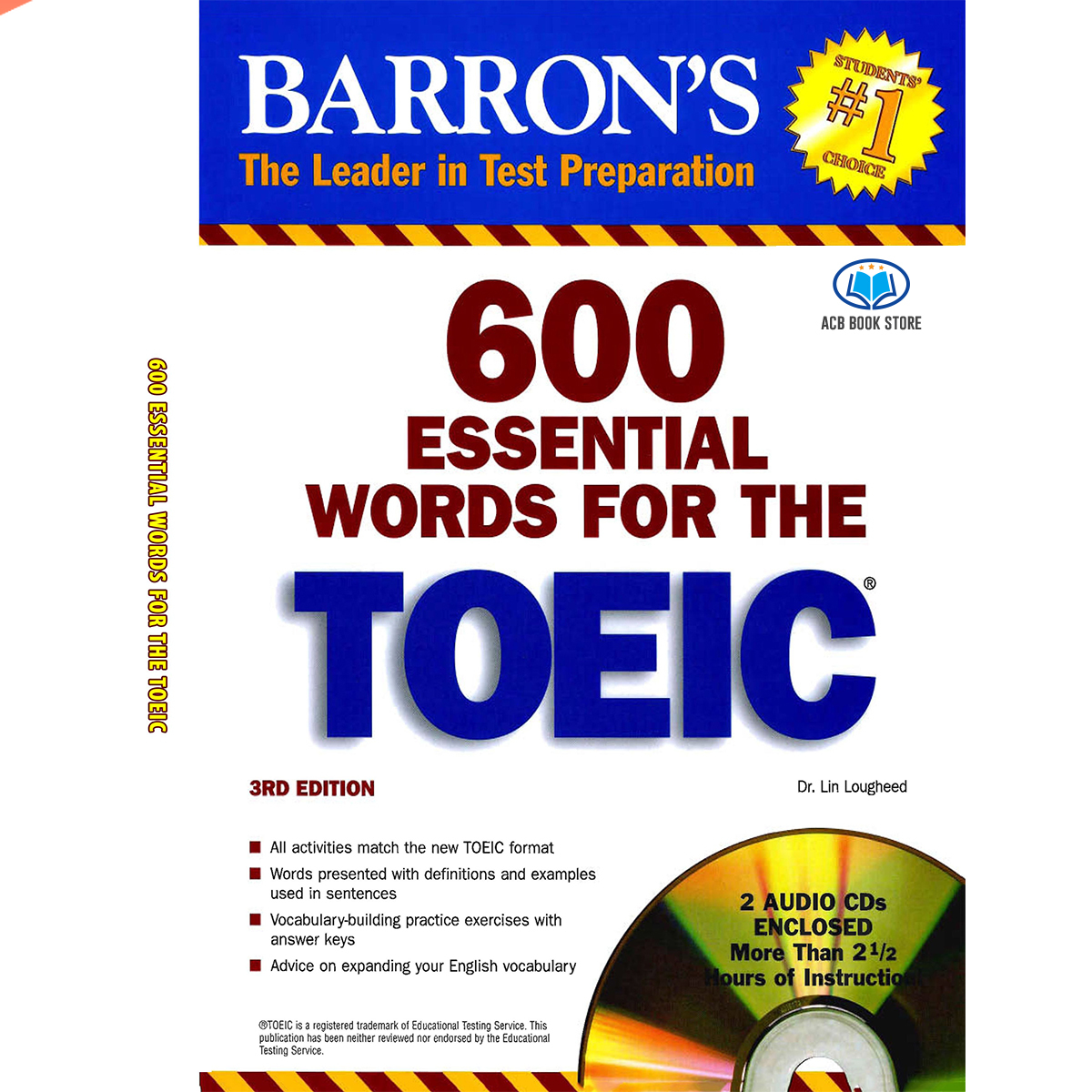 Tập Giấy A4 Để In 600 Essential Words for the TOEIC - ACB Bookstore - Dịch Vụ In Theo Yêu Cầu
