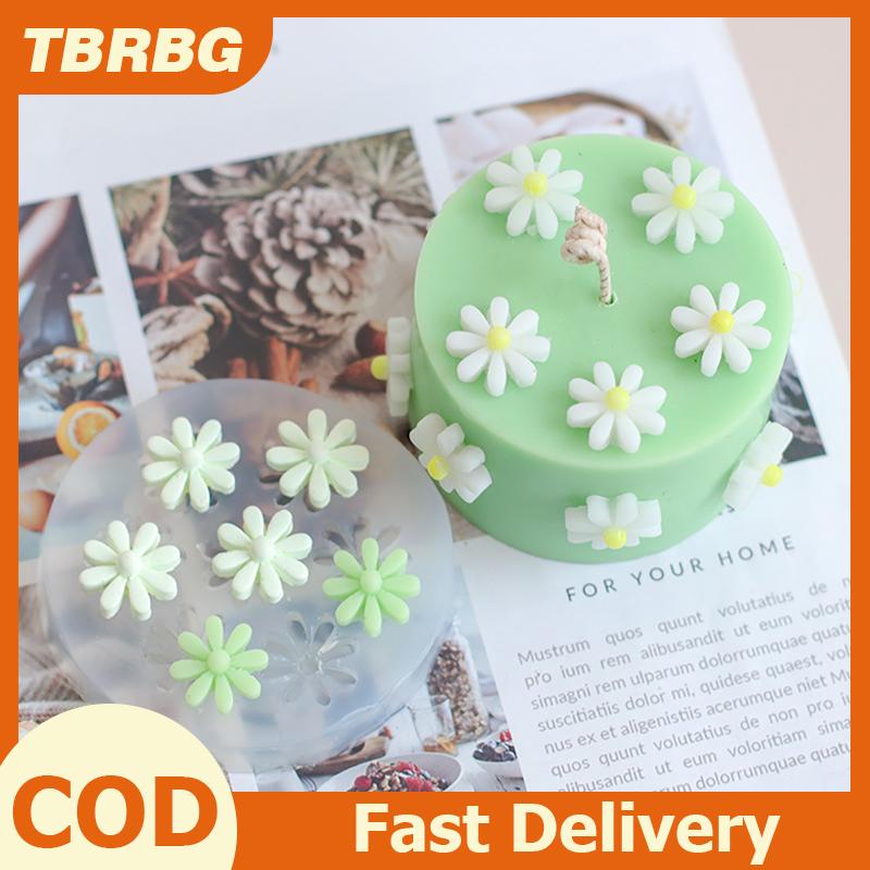 TBRBG Hoa Hướng Dương khuôn xà phòng bằng silicon khuôn nến hương liệu hoa nhỏ tự làm