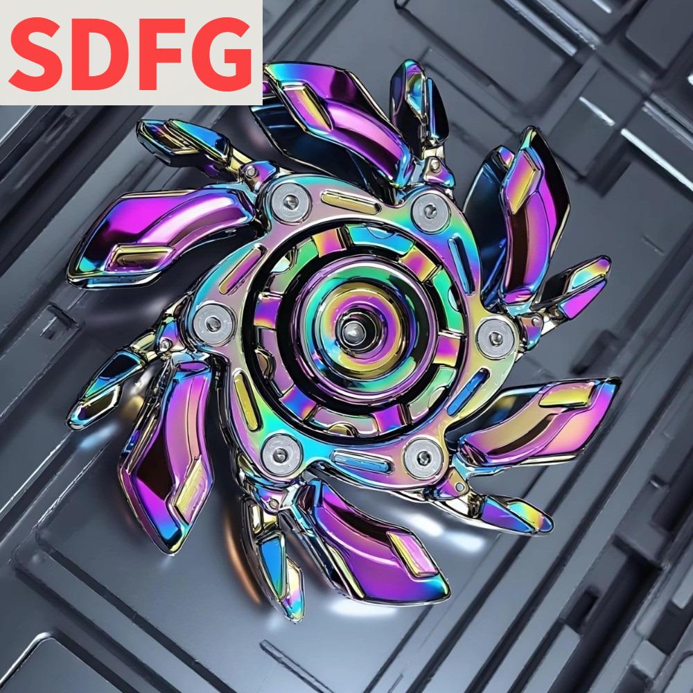 SDFG เครื่องกล ฟิดเจ็ตสปินเนอร์ โลหะผสมพรีเมียม เปลี่ยนรูปได้ ของเล่นไจโร ตัวช่วยคลายอารมณ์ การหมุนที่ลื่นไหล ฟิดเจ็ตสไลเดอร์ การบรรเทาความวิตกกังวล ราคา 448 บาท*ส่งฟรี