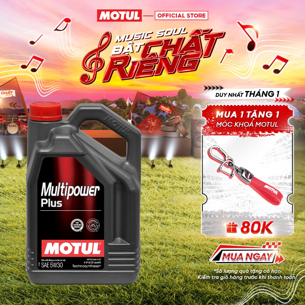 Dầu nhớt xe ô tô MOTUL MULTIPOWER PLUS 5W30 SP 4L