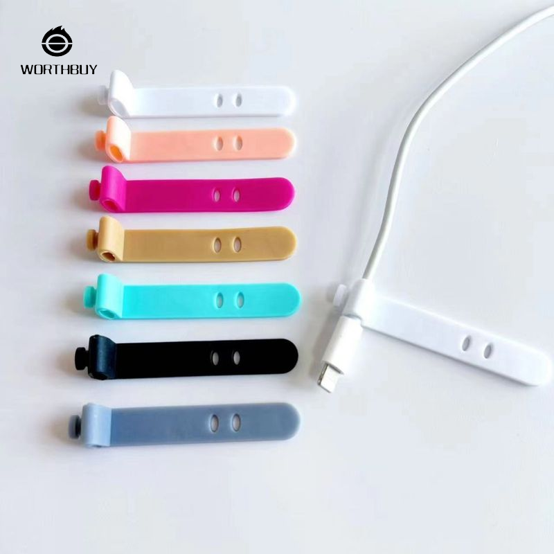 Bộ Kẹp giữ dây cáp TPE linh hoạt có 3 lỗ để quản lý và bảo vệ dây an toàn