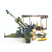 Mainan Balok Susun Sluban Model Senjata M777 Howitzer M38-B0890