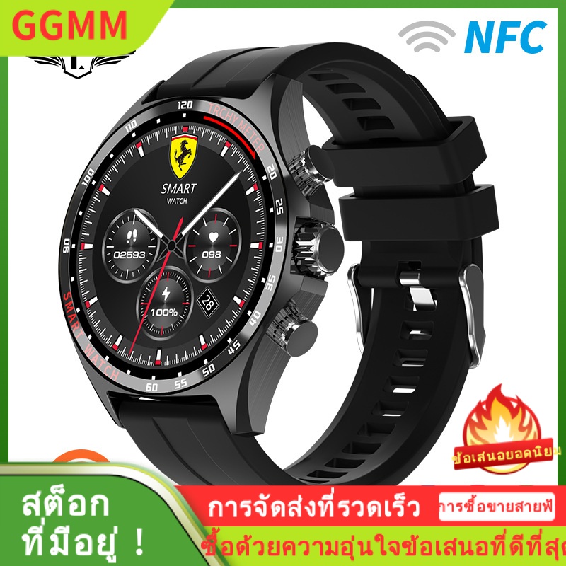 LZD ใหม่บลูทูธศัพท์สมาร์ทวอทช์มัลติฟังก์ชั่นบลูทูธกีฬากันน้ำนับก้าวนาฬิกาผู้ชายออกซิเจนในเลือด ราคา 1,402 บาท*ส่งฟรี