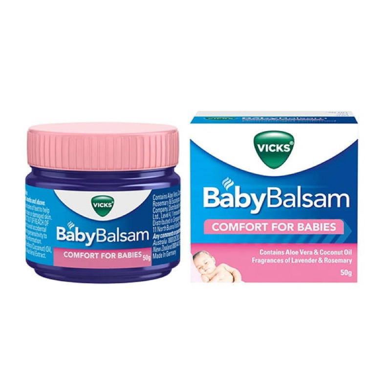 [ Date 2026 ] Kem thoa giữ ấm cho bé Vicks Baby Balsam 50g (ÚC)