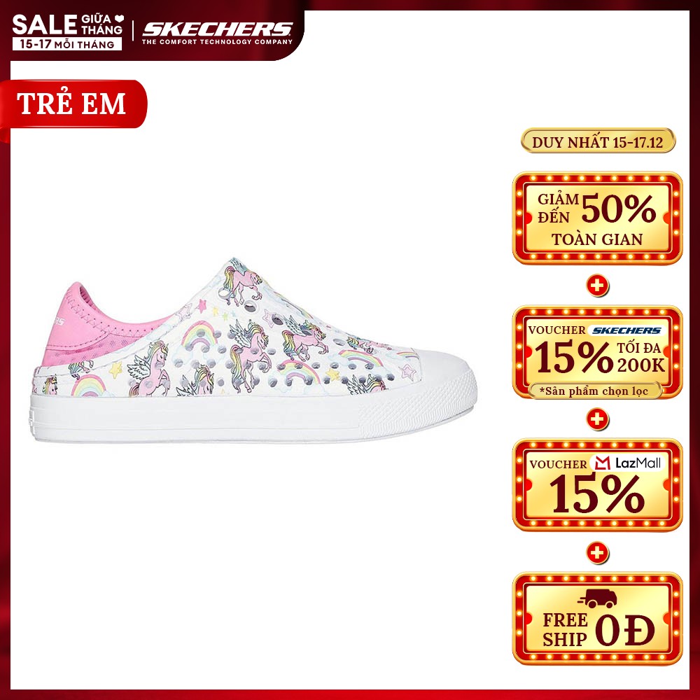 Giày Thể Thao Bé Gái Skechers Guzman Steps - 308054L-WMLT