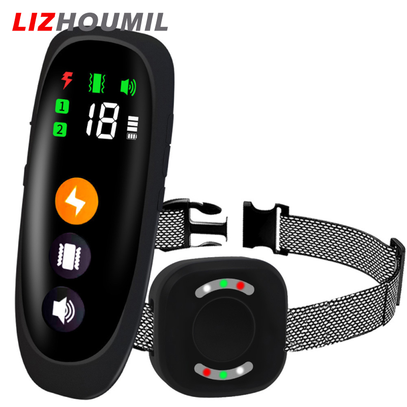 LIZHOUMIL Dog Shock Collar Electric Dog Training Collar With Remote 2624FT IP65 Waterproof 3 Modes E-Collar For Small Medium Large Dogs (15-100 LBS) ราคา 799 บาท*ส่งฟรี