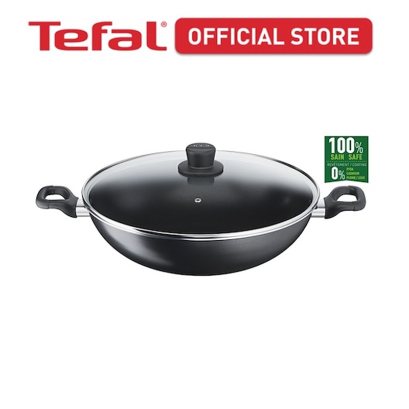 Tefal Cook Easy Chinese Wok 36cm w/lid B50392 Singapore