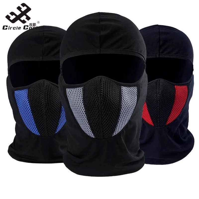 Circle Cool Breathable Full Face Mask Outdoor Motorcycle Riding Dustproof