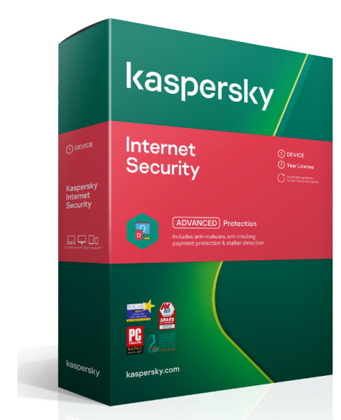Gói Hỗ Trợ Toàn Quốc - Phần Mềm Diệt Virus Kaspersky Internet Security 1 PC