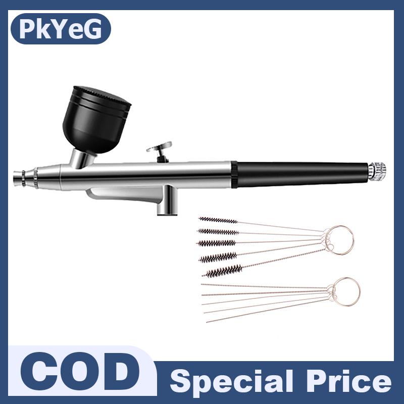 PkYeG Xách tay hành động duy nhất Airbrush 0.3mm vòi phun phun Airbrush bút cho mô hình bánh móng tay xe sơn vẻ đẹp phun
