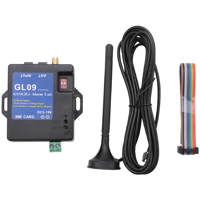 (CRIB) GL09 8 Channel Battery Operated App Control GSM Alarm Systems SMS Alert Security System 2019