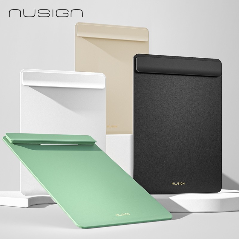 Deli&Nusign Clipboard with Clip 4Colors A4 Foam PP Widened Single Board Clamp NS501 1PCS