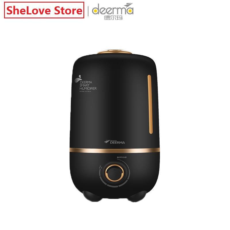 Deerma F450 Modern Air Humidifier Quite Diffuser for Home Office with 4L Capacity Black Singapore